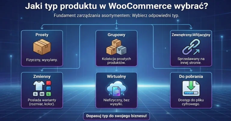 Jaki typ produktu w woocommerce wybrac