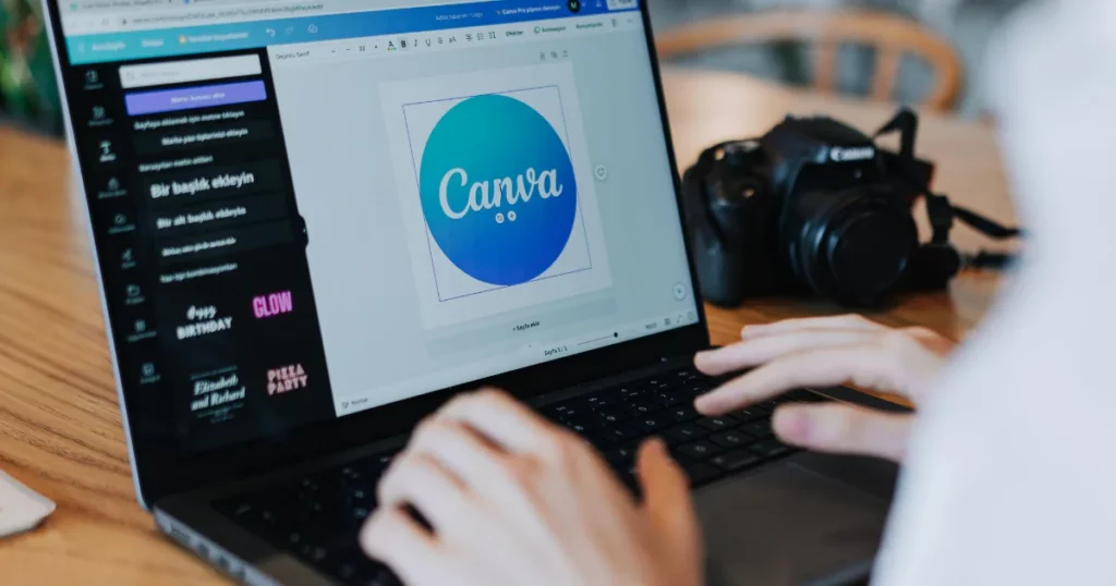 ładne grafiki zrobione w canva