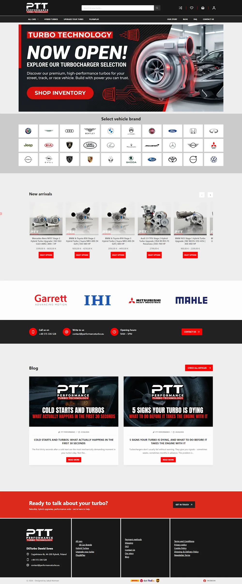 Ptt performance e commerce sklep internetowy desktop